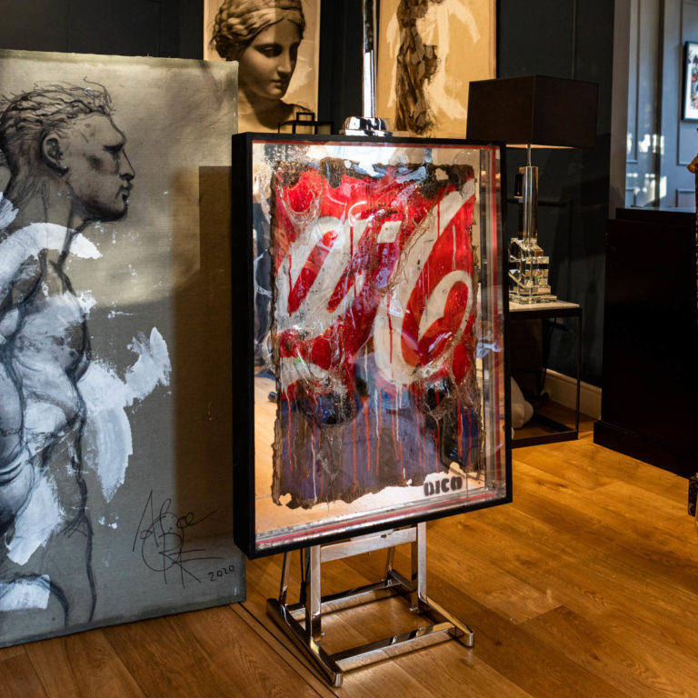 Dipinto Coca-Cola in Stile Pop-Art