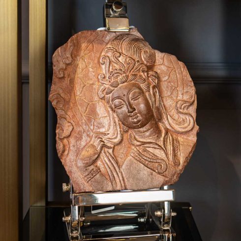Bassorilievo raffigurante Guanyin