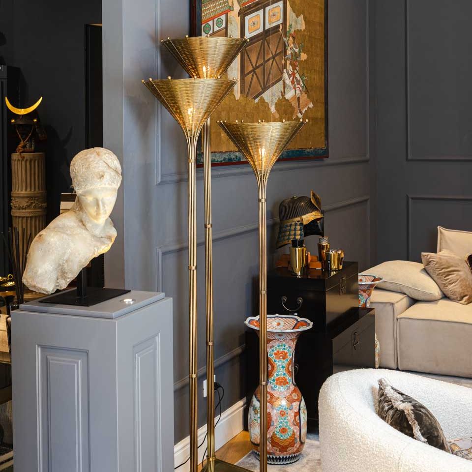 Floor Lamp Kon Tiki Triple – Eichholtz