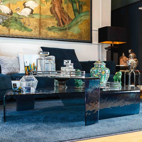 Tavolino Chimera – Vetro martellato